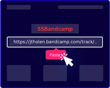 paste bandcamp album link