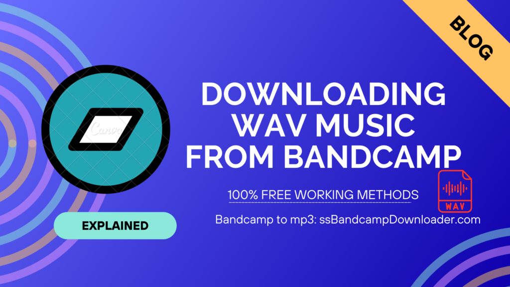 Can you download WAV from Bandcamp