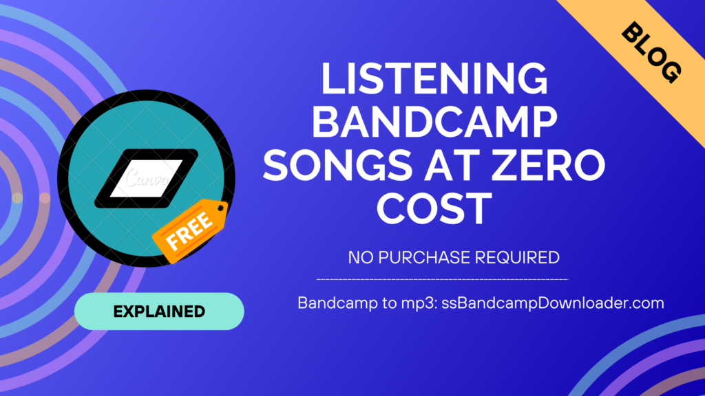 can you listen to music for free on bandcamp