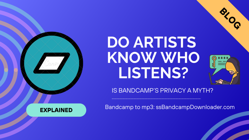 can bandcamp artists see who listens