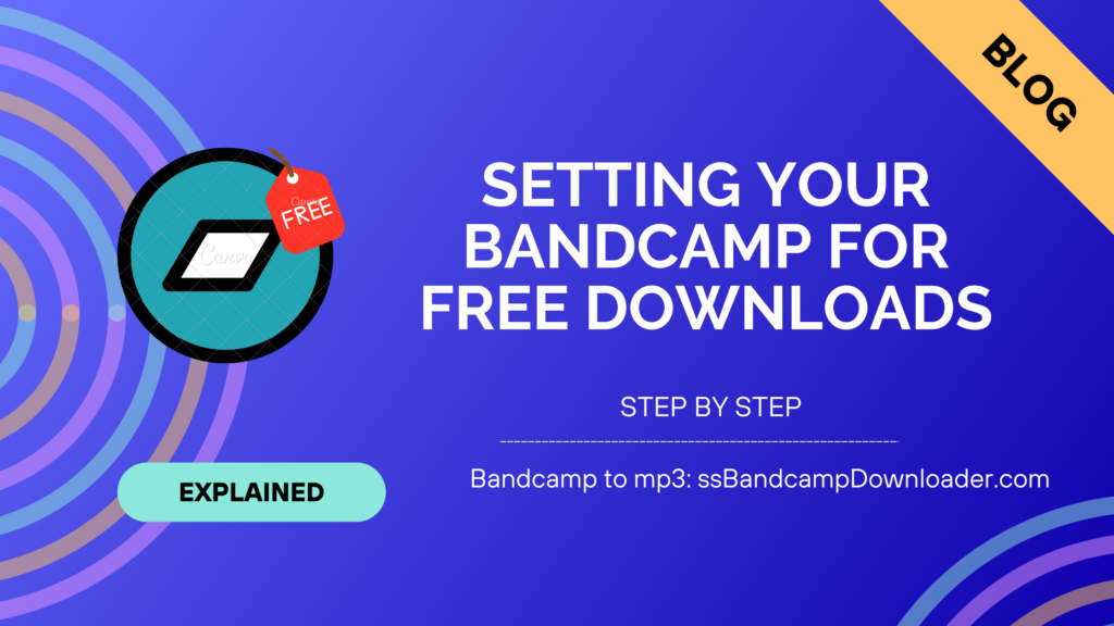 can you set your bandcamp for free download
